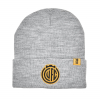 Grey Marl Turn Up Beanie