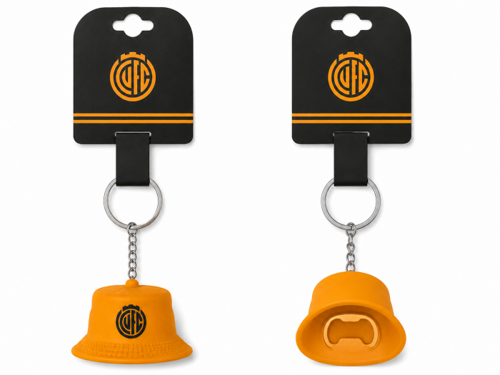 PU BUCKET HAT BOTTLE OPENER KEYRING