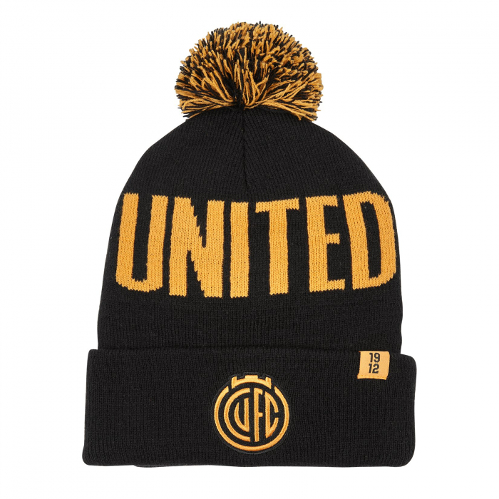 UNITED Black Bobble Hat