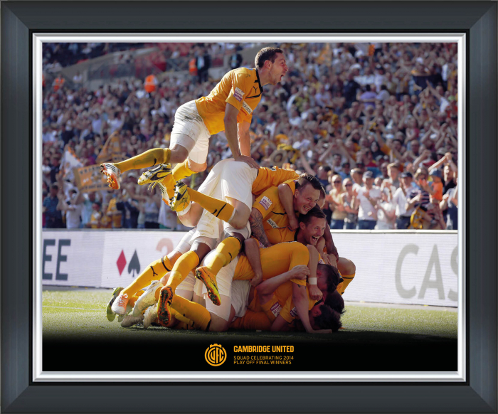 2014 Play Off Final Winners Framed Print 20x16