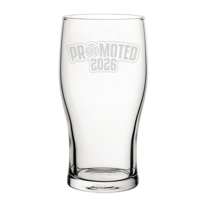 PROMOTED PINT GLASS